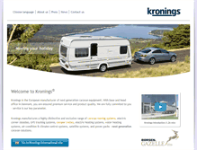 Tablet Screenshot of kronings.com